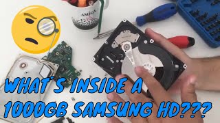 What´s inside a 1000GB Samsung Harddisk?