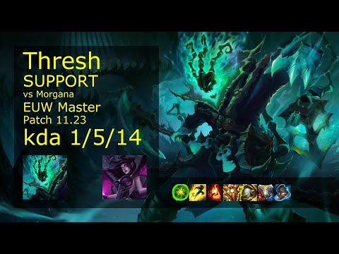 Rank 3 EUW Thresh: Support vs Morgana