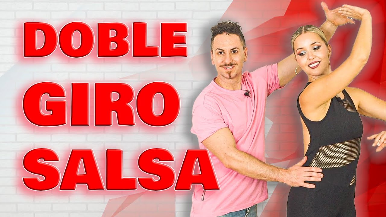 Cómo hacer el Doble Giro en Salsa | Cómo Bailar Salsa | Alfonso y Mónica | Pasos básicos de SALSA