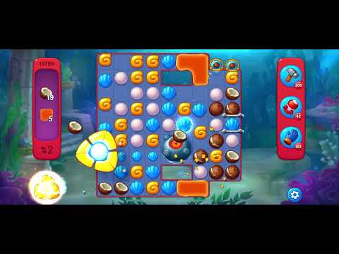 Fishdom Hard level 10799 no boosters フィッシュダム ハード