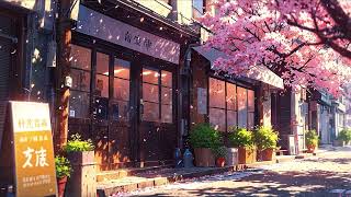 Sakura Street | Spring Bliss | Aki's Leisurely Visit to the Cherry Blossom Cafe | Falling Petals