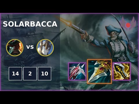 [ solarbacca ] Gangplank MID vs Galio | NA GRANDMASTER | LOL Season 2022