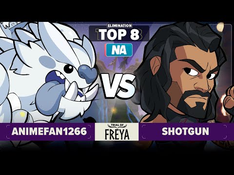 animefan1266 vs Shotgun - Elimination Top 8 - Trial of Freya - NA 1v1