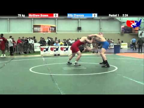 Matthew Brown vs. Billy Chancey at 2013 ASICS University Nationals - FS