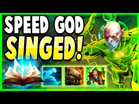 A QUICK SINGED CANNOT BE STOPPED | League of Legends Singed Top Full Gameplay Commentary