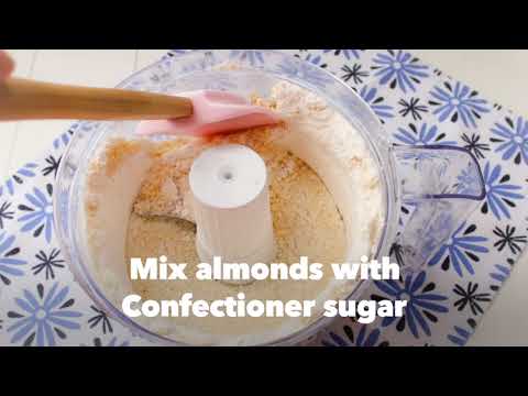 The making of almond paste for baking
