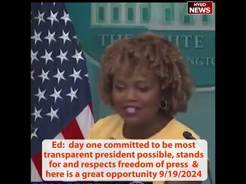 WILD moment: They’re called photo ops not a press conf, most transparent? respects freedom of press?