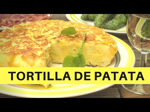 👨🏽🍳 Auténtica TORTILLA DE PATATA Española 🔝 ( Receta de Cocina ESPAÑOLA )