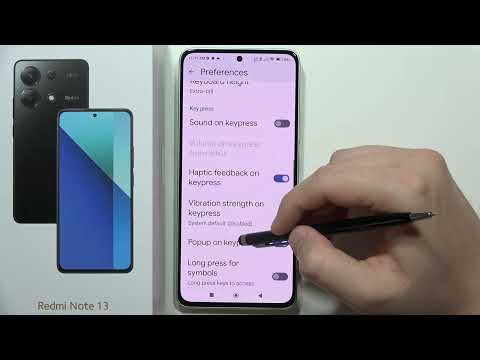 How to Turn OFF Keyboard Vibrations on Redmi Note 13 - Disable Keyboard Haptic Feedback