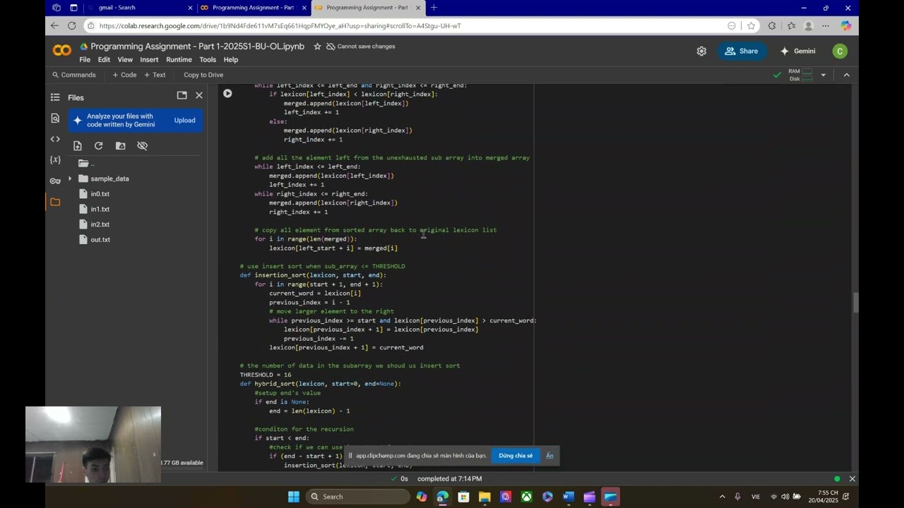 programming assignment 1 - data structure and algorithms