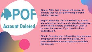 How to delete POF account?