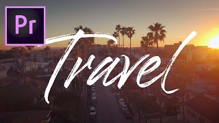 How to WRITE ON TEXT in ADOBE PREMIERE PRO (Great for travel videos & vlogs!)