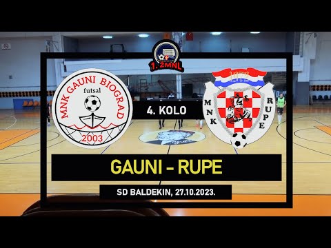 1. ŽMNL: GAUNI - RUPE  0:4, 27.10.2023.