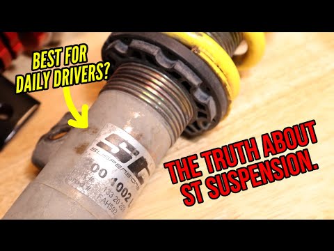 Is ST suspension the perfect set up for your daily driven BMW? E46 coilover performance review