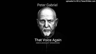 Peter Gabriel - That Voice Again (DJDAVEG EXT VERSION)