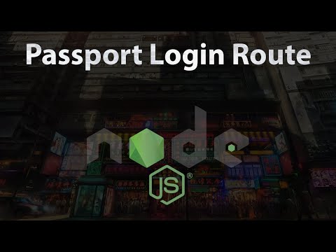 Passport Login Route