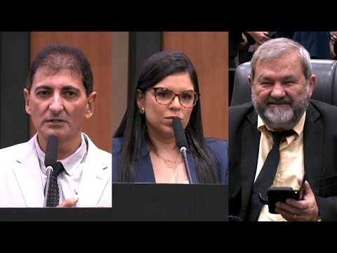 Posse dos suplentes Cláudio Senna, Sandy de Paula e Francis Maris e entrega de comenda