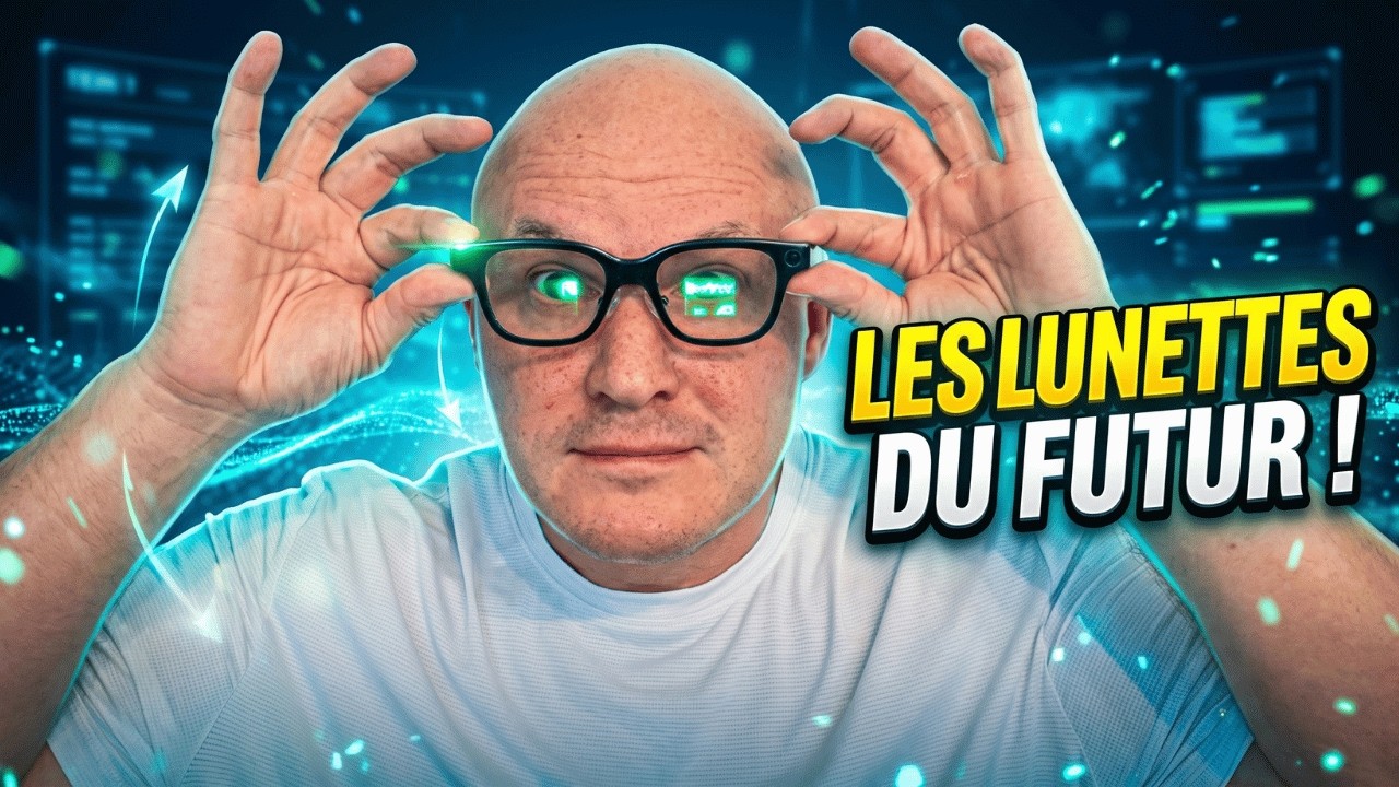 Les lunettes connectées du FUTUR ? (Affichage, IA, GPS, Prompteur !) 👓🔥