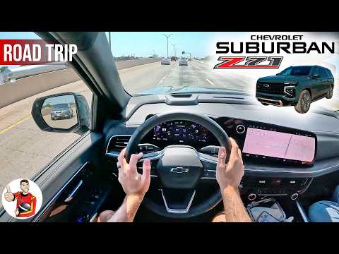 Thumbnail for What It's Like to Road Trip in the 2025 Chevy Suburban Z71 (POV) by SEAT, video, Car, vide