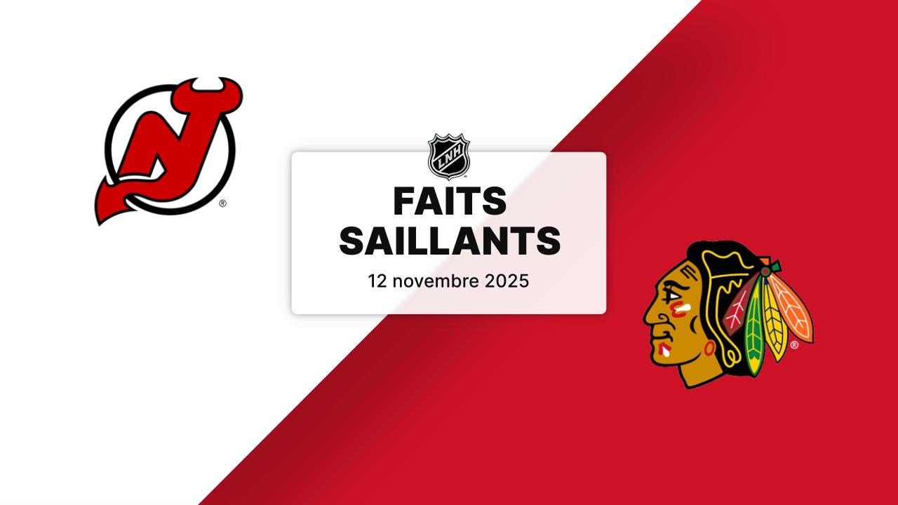 Devils vs Blackhawks 12/11/25 | Faits saillants