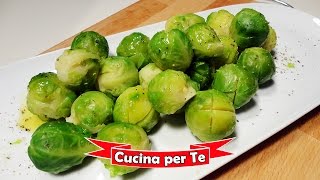 Cavoletti di Bruxelles Lessi - la Ricetta Veloce