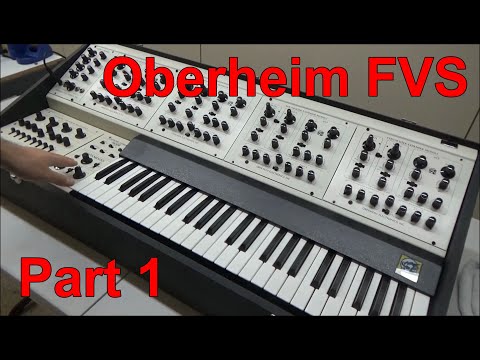 Oberheim Four Voice Synthesizer FVS Tour Inside & Technical Overview - Synthchaser #148
