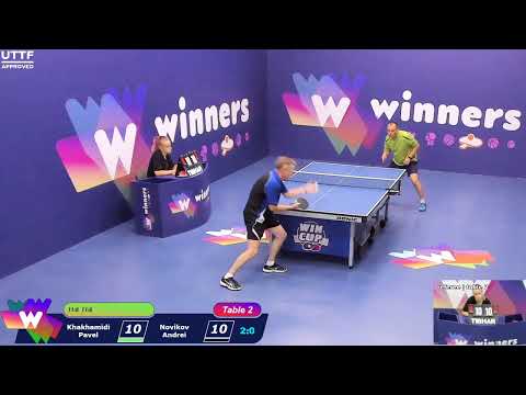 WINners CUP table 2  05.09  Khakhamidi Pavel - Novikov Andrei  15:30