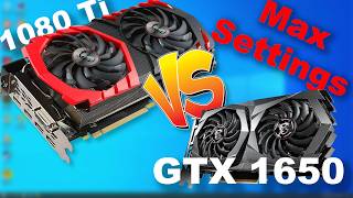 Can it keep up Nvidia 1080 Ti Vs GTX 1650