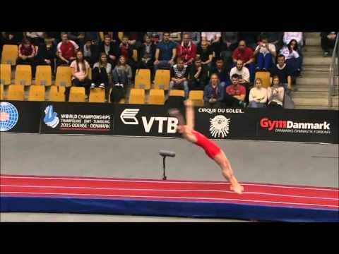 Andrey Krylov RUS 2015 Team World Tumbling Final