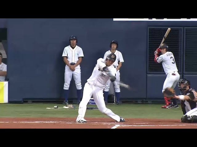 【6回裏】バファローズ・T-岡田 2打席連続タイムリーで点差を広げる!! 2015/9/25 Bs-F