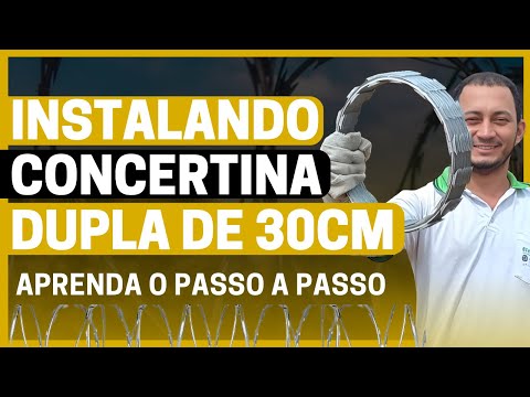 CONCERTINA DUPLA 300MM GALVALUME