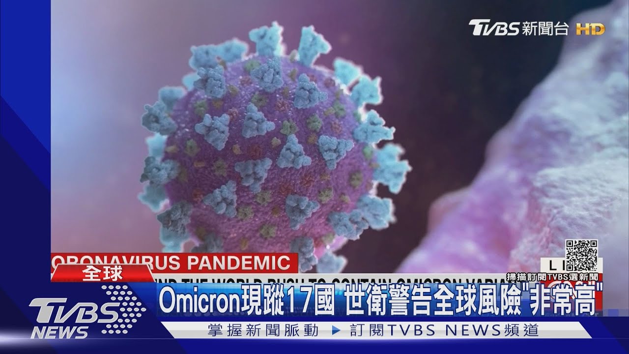 Omicron現蹤17國 世衛警告全球風險「非常高」
