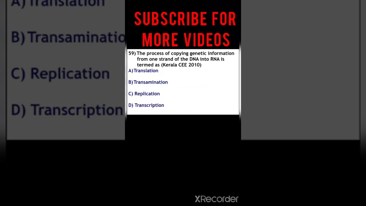TRANSCRIPTION CHAPTER 6 MOLECULAR BASIS OF INHERITANCE #neet #shortvideos #shorts
