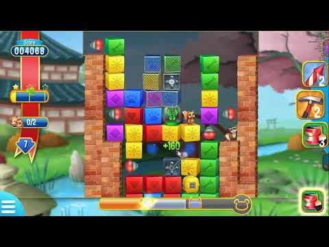 Pet Rescue Saga Level 2188, using 1 block buster booster