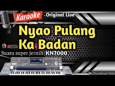 Ratu Sikumbang - Nyao Pulang Ka Badan (Nada Rendah) || Karaoke Pop Minang Populer | Full HD