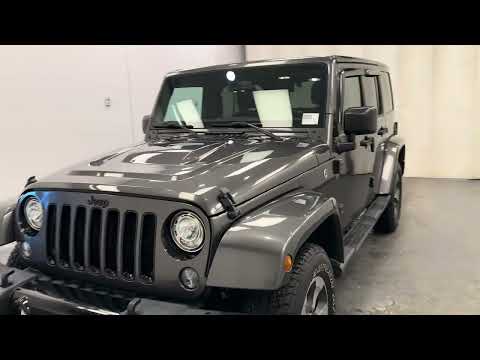 2018 Jeep Wrangler JK Unlimited Altitude 4x4 *Ltd Avail* in Gray for sale at Davis GMC Buick Lethbridge in Lethbridge, AB