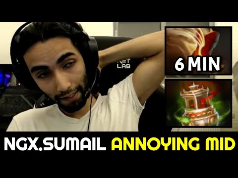 NIGMA.SUMAIL Super Annoying Mid with 6min Boots of Travel Dota 2