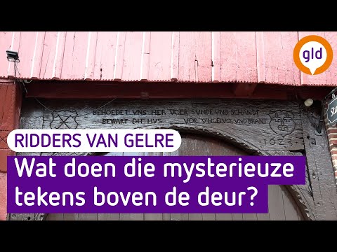 Wat doen die mysterieuze tekens boven de deur? | Ridders van Gelre