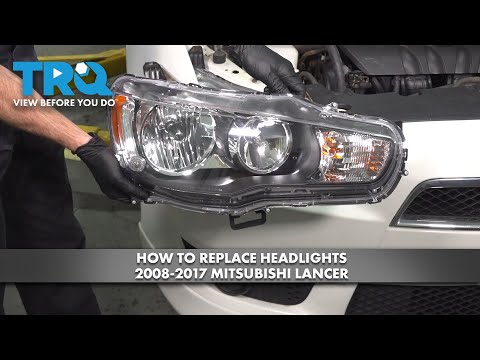 How to Replace Headlights 2008-2017 Mitsubishi Lancer
