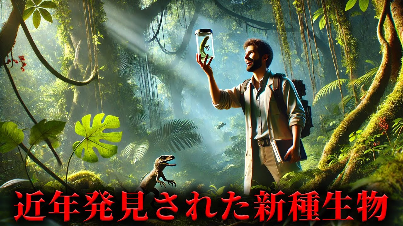 近年の研究で発見された世界の新種生物3選がヤバすぎた...。【 生物学 古生物 巨大生物 】
