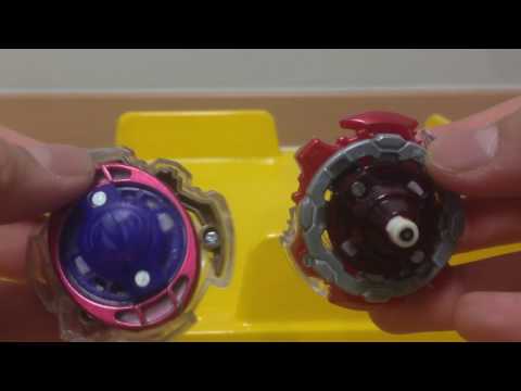 Beyblade burst battle series 2! Minoboros O.Q vs Storm Srpiggan K.U