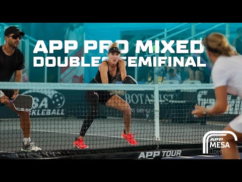 Mixed Pro Doubles Semifinal - Megan Fudge/Jack Munro vs. Jill Braverman/Randy Blanco | APP Mesa Open