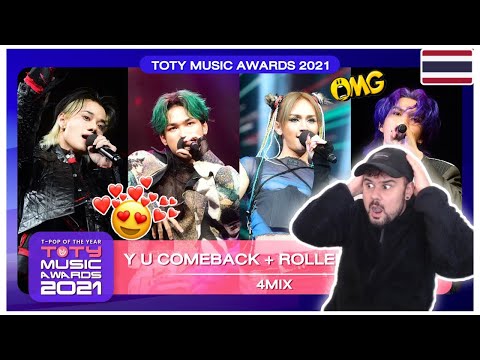 REACTION TO T-POP: 4MIX - Intro + 'คิดผิด + ROLLER COASTER + Y U COMEBACK' (TOTY Music Awards 2021)