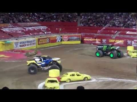 2012 MONSTER JAM WORLD FINALS XIII RACING 3/24/2012
