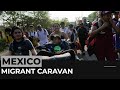 New migrant caravan heads to Mexico City seeking US asylum