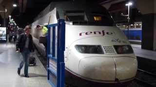 preview picture of video 'RENFE AVE Train at Marseille Saint-Charles 30 June 2014'