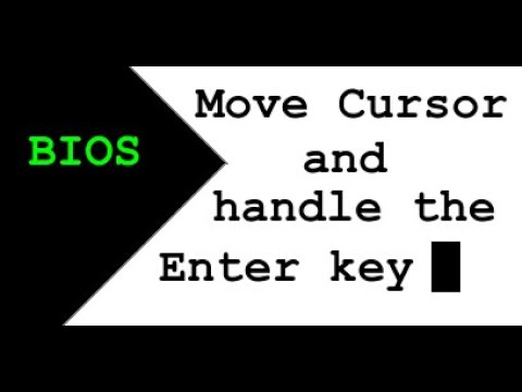 BIOS Boot Sector Assembly: Handling Enter and Moving Cursor to New Line [Ep 9]