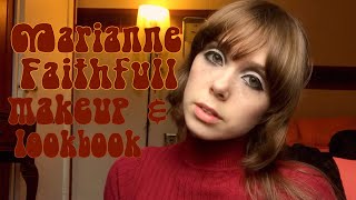 Marianne Faithfull Inspired Makeup &amp; Lookbook | 1960s Style