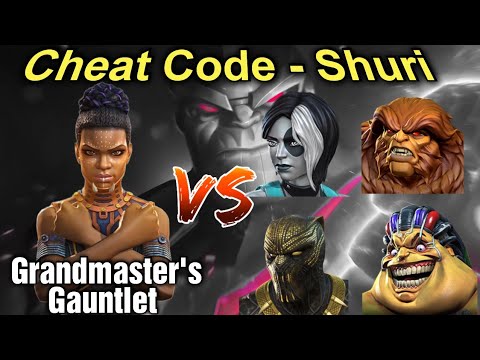 Shuri Destroyed Annoying Defenders in Grandmaster's Gauntlet | Cheat Code - Shuri