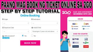 2024 2go Travel | Paano Mag Book ng Ticket sa 2go Website | Step By Step Sa Pag Book ng E-Ticket